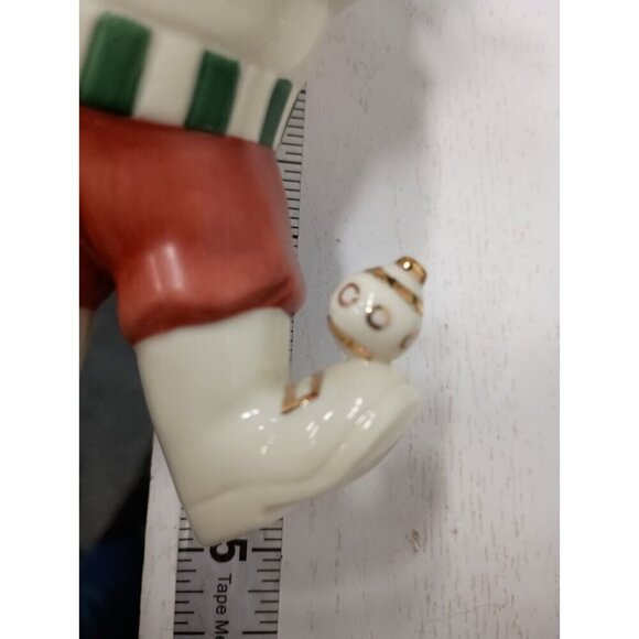 Vintage Lenox Golf Swing Golfer Santa Porcelain Christmas Figurine Collectible - Picture 9 of 9